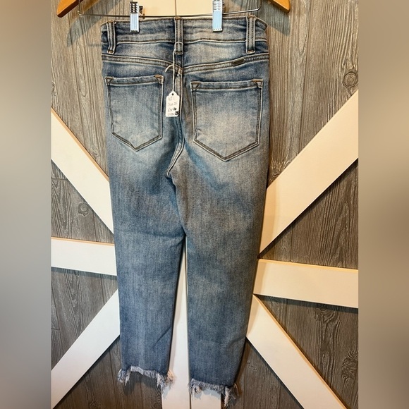 B8.12 KanCan High Rise Ankle Skinny Jeans Distress Size 25 ā¢Rise 10 ⢠Inseam23 - Picture 7 of 10